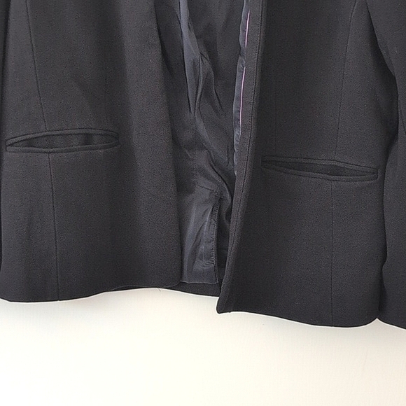 J. Crew Womens Small Blazer Jacket Sport Coat Black Classic Preppy Office City - Picture 2 of 8